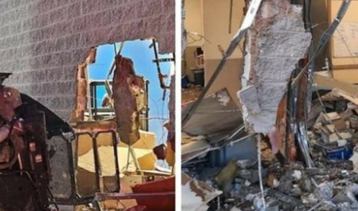 Cierran Walmart de Nogales; tráiler se estrelló a propósito