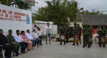 Conmemoran el Día de la Marina en Barras de Piaxtla en San Ignacio