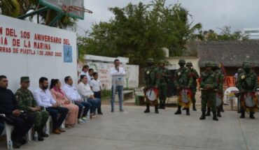 Conmemoran el Día de la Marina en Barras de Piaxtla en San Ignacio