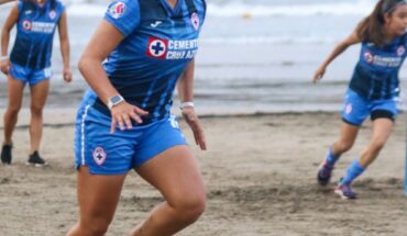 Cruz Azul women train with double session from the beach