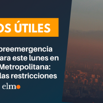 Environmental pre-emergency decreed for this Monday in the Metropolitan region: check here the restrictions