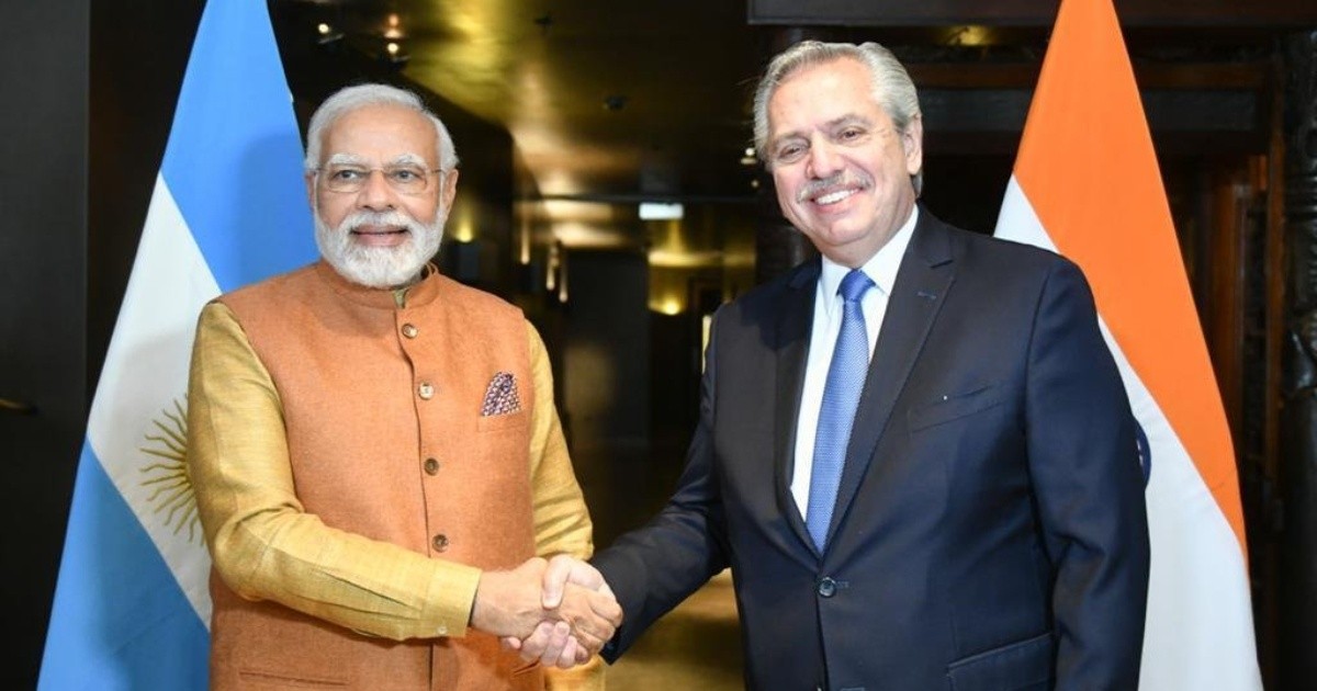 G7: El presidente se reunió con el primer ministro de India