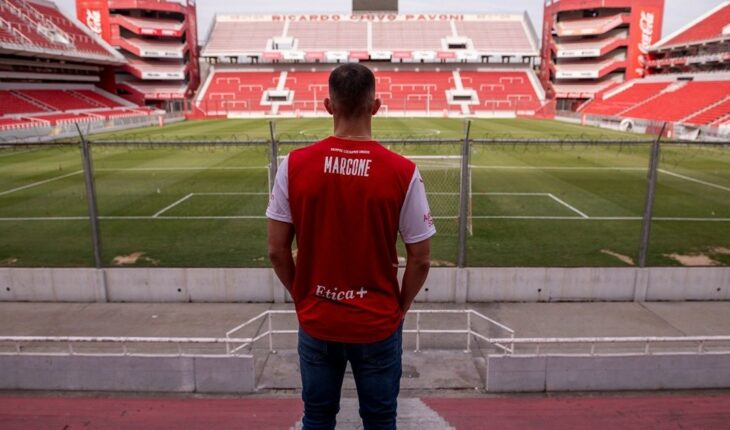 Iván Marcone llegó a Independiente