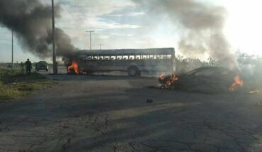 Matamoros dawns between shootings, blockades and burning of vehicles