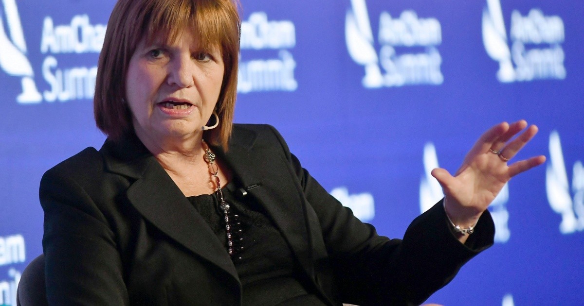 Patricia Bullrich: "Argentina is going to have to get out with the savings of Argentines"