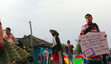 Primera marcha LGTBIQ+ en la Meseta P’urhépecha de Michoacán