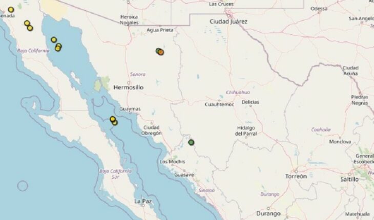 Registran enjambre sísmico en Baja California, México