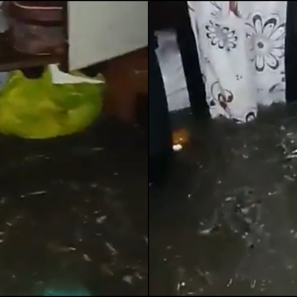 Se desborda canal en Guadalajara y agua inunda casas