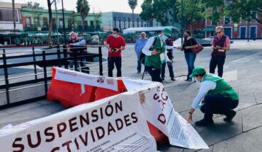 Suspenden obra de Sandra Cuevas en Garibaldi por falta de permisos