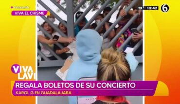 Video: Karol G salió a regalar boletos para su concierto | Vivalavi MX