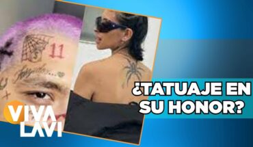 Video: ¿Christian Nodal se hace tatuaje en honor a Cazzu? | Vivalavi
