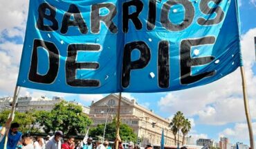 Barrios de Pie suspendió su marcha a La Rural: “Optamos por la decisión de modificar nuestro lugar de protesta hacia la Plaza del Congreso”