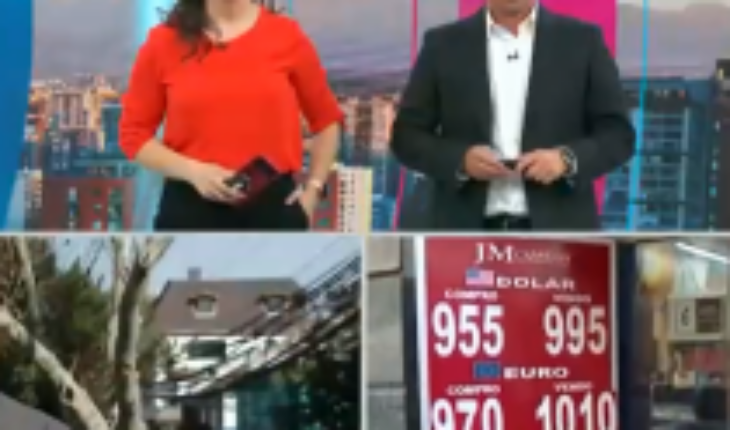 CHV Noticias cameraman suffers theft of his cell phone in the middle of a live office