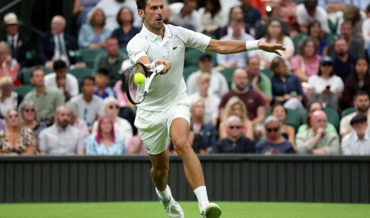 Djokovic se instaló en los cuartos de final de Wimbledon