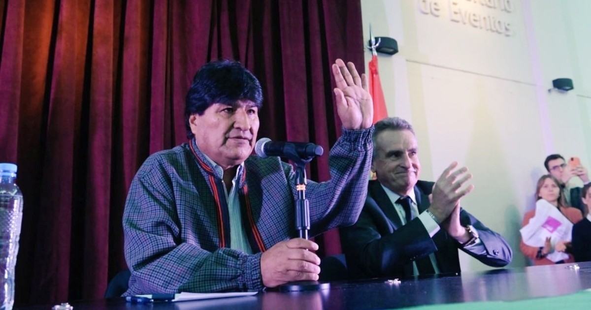 Evo Morales en Rosario: "América plurinacional de los pueblos para los pueblos"
