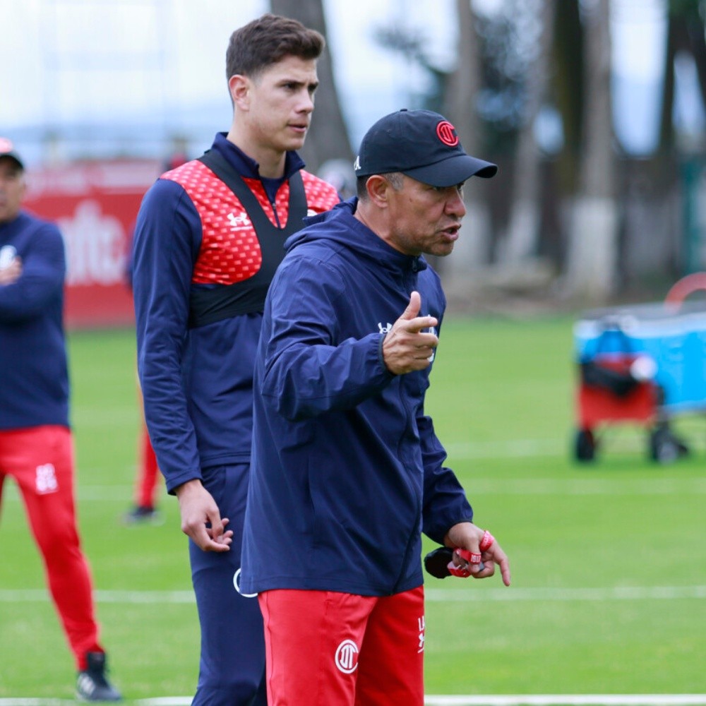 Haret Ortega regresó a los entrenamientos con Toluca
