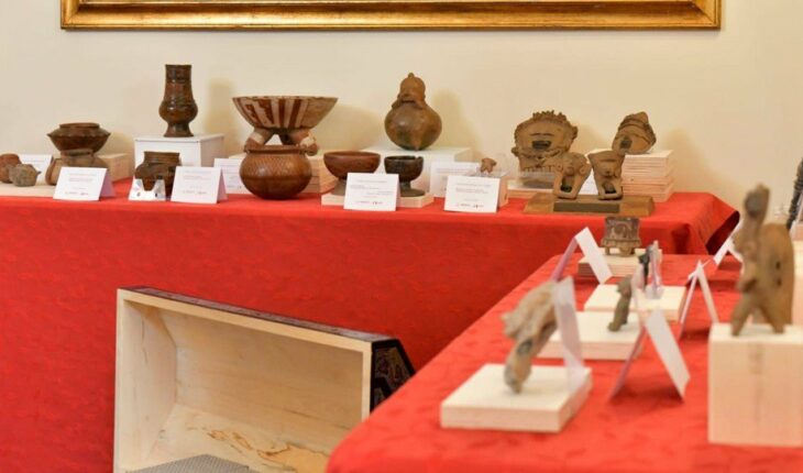 Italia devuelve a México 30 piezas arqueológicas decomisadas