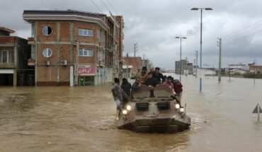Las fuertes lluvias en Irán dejaron 21 muertos y dos desaparecidos