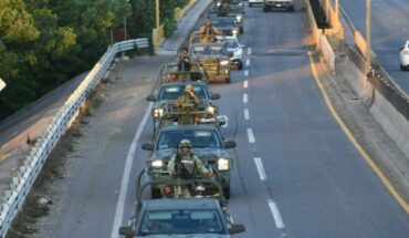 Llega convoy del Ejército Mexicano a Guasave para reforzar seguridad