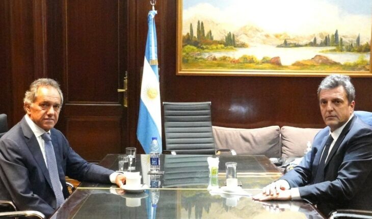 Massa se reunió con Scioli para comenzar la transición en el gabinete económico