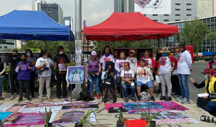 Mothers of victims demand to maintain Glorieta de las Mujeres que Luchan