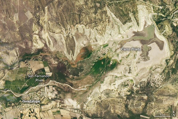 NASA revela fotografías de la sequía en Nuevo León