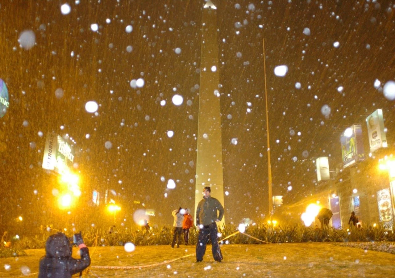 Se cumplen 15 años del día que nevó en Buenos Aires
