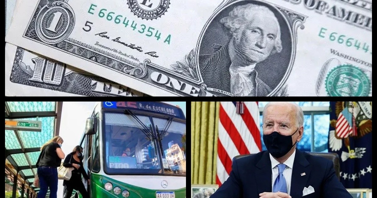 The blue dollar crosses the $330 barrier; Public transport increases in the AMBA; Joe Biden tested positive for Covid-19; They reveal that the deepest lake in America is in Patagonia; and so on...