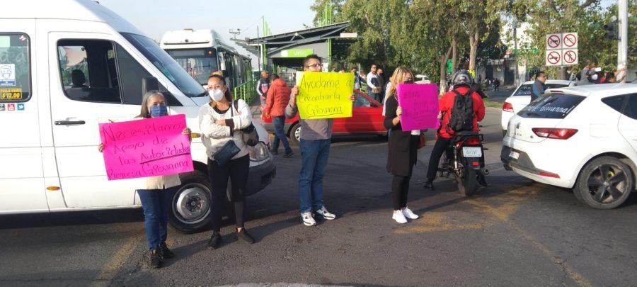 Tras desaparición de Angélica, familiares bloquean avenida en Ecatepec