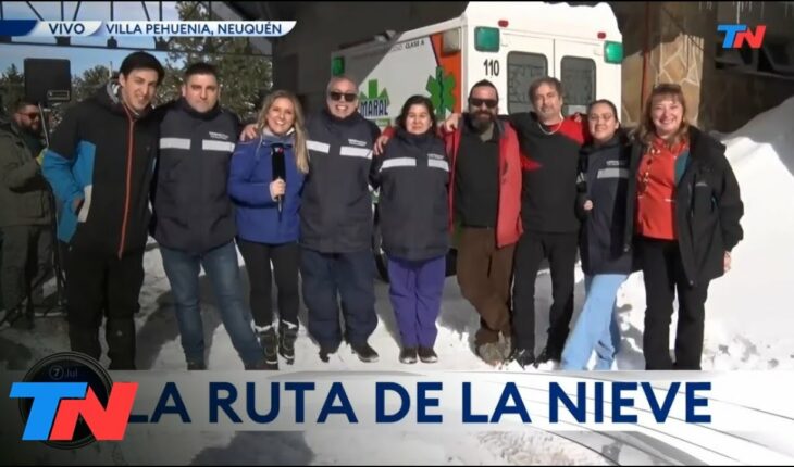 Video: RUTA DE LA NIEVE I Los trabajadores de la salud en medio de las malas condiciones climáticas.