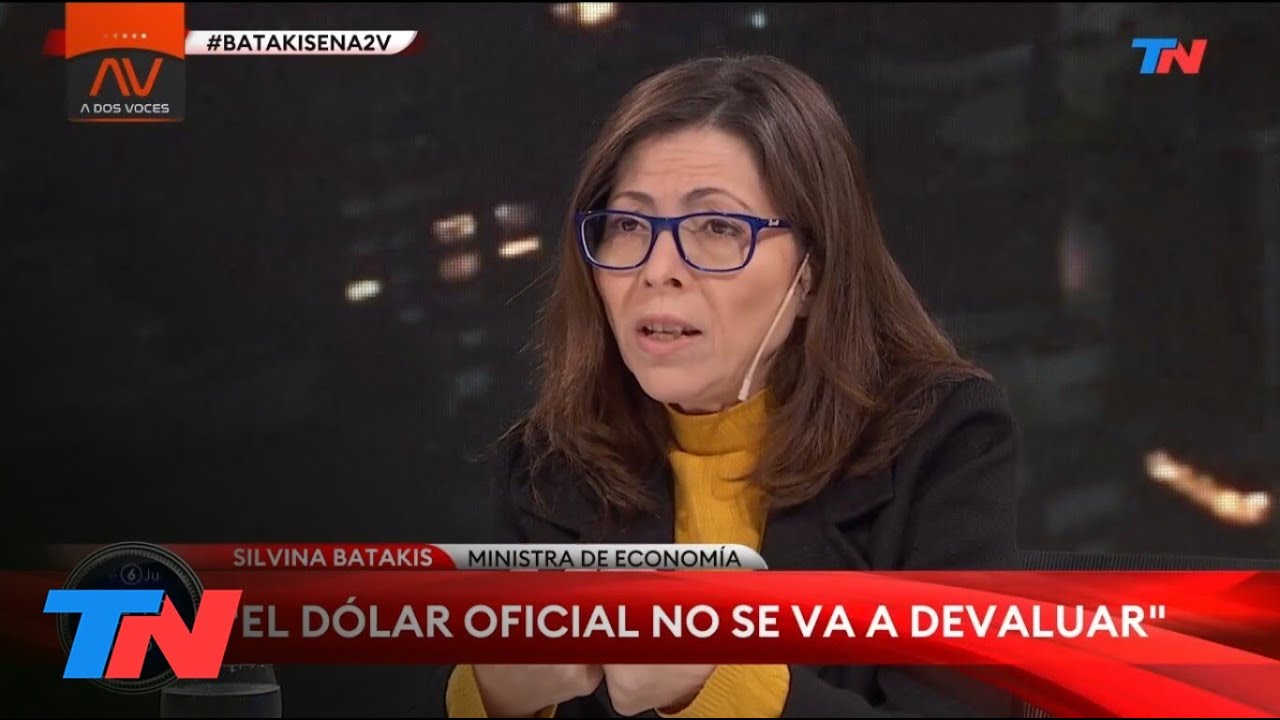 "EL DOLAR OFICIAL NO SE VA A DEVALUAR" I La Ministra de Economía Silvina Batakis en "A DOS VOCES"