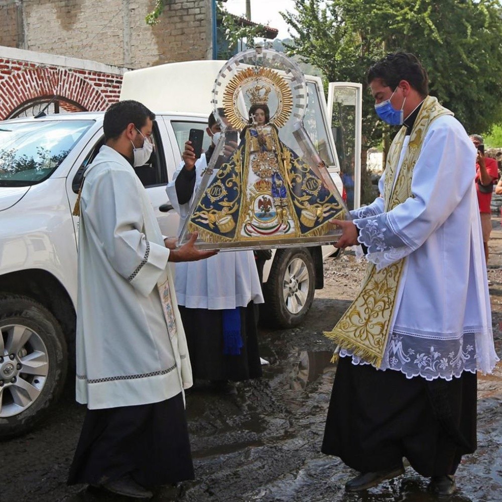Visita de la Virgen de Zapopan a Chapala contra violencia