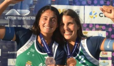 Voley Playa: Cecilia Peralta y Maia Najul obtuvieron la medalla de bronce en el Pro Tour