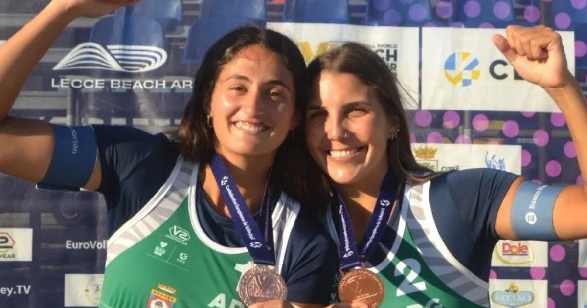 Voley Playa: Cecilia Peralta y Maia Najul obtuvieron la medalla de bronce en el Pro Tour