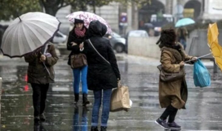 Yellow alerts for Entre Ríos for storms and for Mendoza and San Juan for snowfall