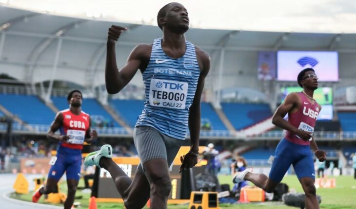 A lo Bolt: el impactante récord juvenil que Letsile Tebogo marcó en los 100 metros