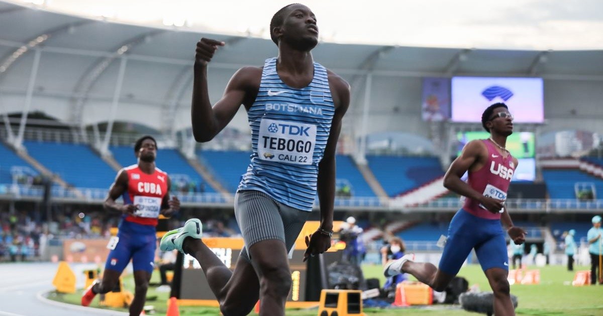 A lo Bolt: el impactante récord juvenil que Letsile Tebogo marcó en los 100 metros