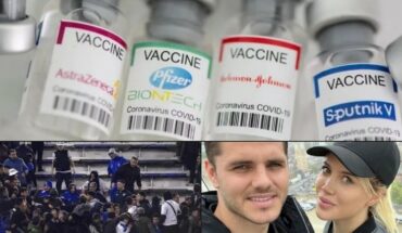 COVID-19: Argentine study confirms the efficacy of combining vaccines; Toto Salvio, one month after his departure to Mexico: "I didn’t leave Boca the way I wanted";  Wanda Nara and Mauro Icardi: divorce and conflicting versions and more…