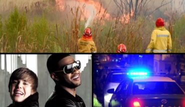 Cinco provincias registraron incendios forestales activos; Justin Bieber y Usher se vuelven tendencia en Reels de Instagram; Mar del Plata: detuvieron y desafectaron a un policía por haber disparado en un bar y mucho más…