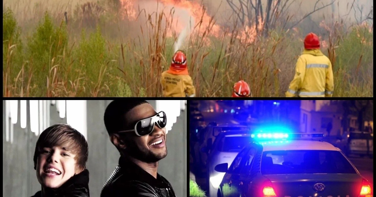 Cinco provincias registraron incendios forestales activos; Justin Bieber y Usher se vuelven tendencia en Reels de Instagram; Mar del Plata: detuvieron y desafectaron a un policía por haber disparado en un bar y mucho más...