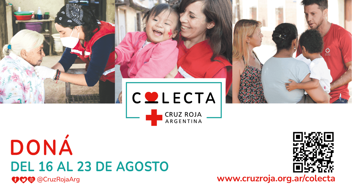 Comienza la Colecta Nacional Cruz Roja Argentina