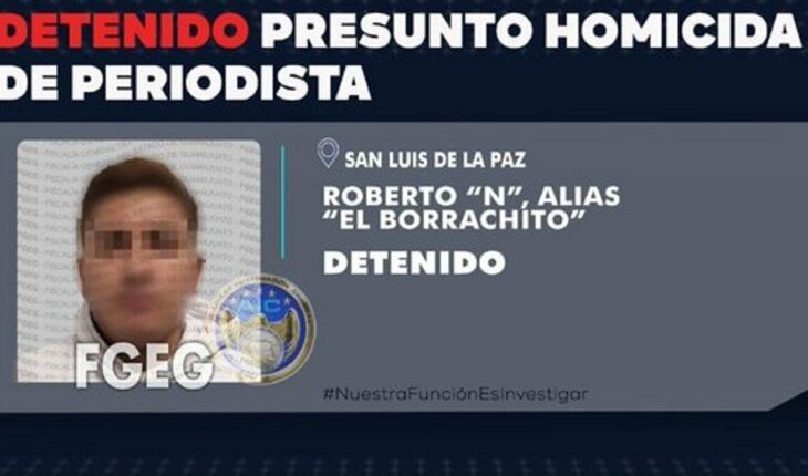 Detienen al presunto asesino del periodista Ernesto Méndez