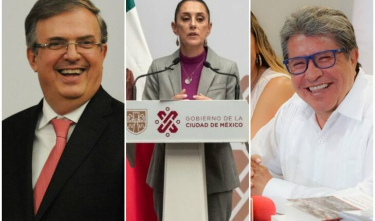 Ebrard, Sheinbaum and Monreal: This is what the Morena presidential candidates did this weekend