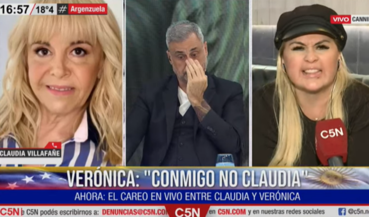 El fuerte cruce entre Verónica Ojeda y Claudia Villafañe en televisión