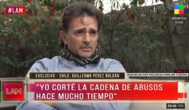 Guillermo Pérez Roldán: qué le dijo su padre ante la pérdida de la fortuna