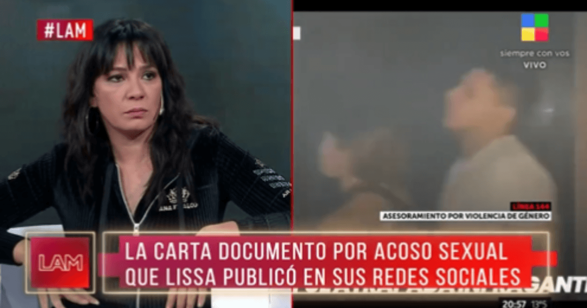 Lissa Vera denunció a Santiago Ismael Torres por acoso sexual