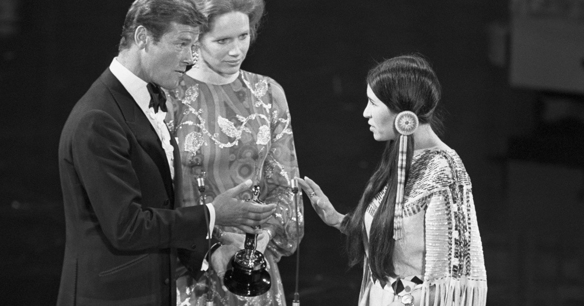 Nearly 50 years later, the Hollywood Academy apologized to Sacheen Littlefeather, who turned down an Oscar on behalf of Marlon Brando.