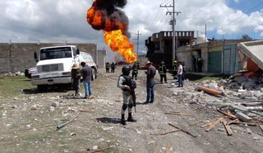 Reportan explosión en toma clandestina de gas de Pemex en Amozoc, Puebla