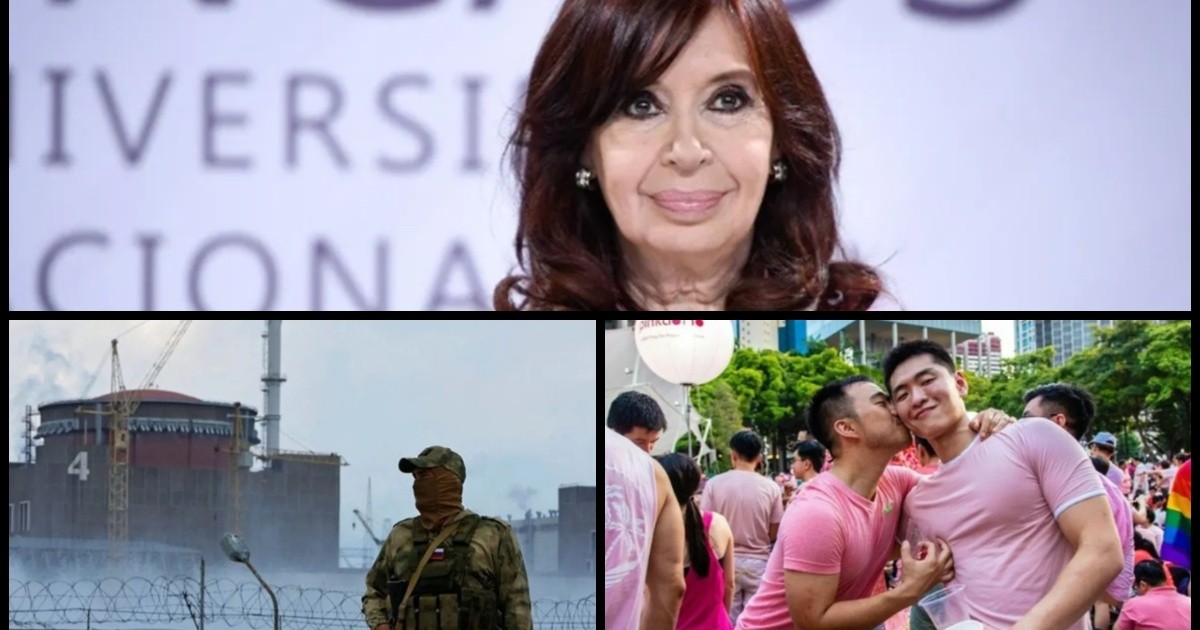 Roads: 500 mayors denounced that there is "a judicial persecution" of CFK; Biden, Macron, Scholz and Johnson called for "military containment" in Ukraine; Singapore: the country will repeal the law punishing homosexuality and much more...