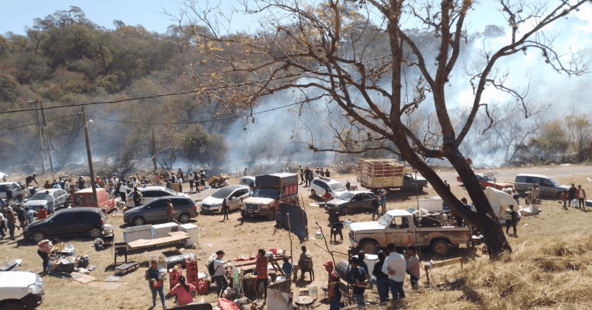 Salta: un incendio motivó la suspensión de la fiesta patronal en honor a la Virgen de la Montaña